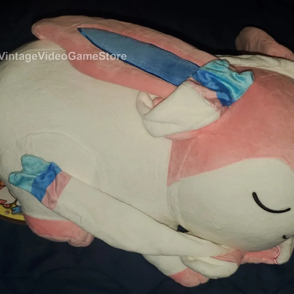 Pokemon Center Sleeping Sleeper Plush Eevee Doll Stuffed Toy Authentic Tags New - Picture 13 of 16